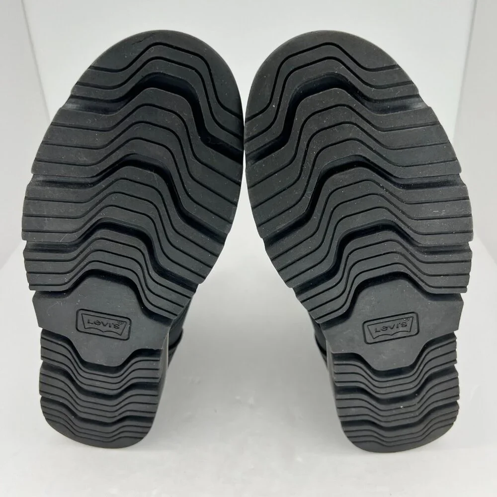 Levi's Mens 51061901A1 Black Dean Moc Toe Lace Up Ankle Rugged Size 10.5 Boots